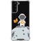 Bitcoin Astronaut Galaxy S21 FE Clear Case